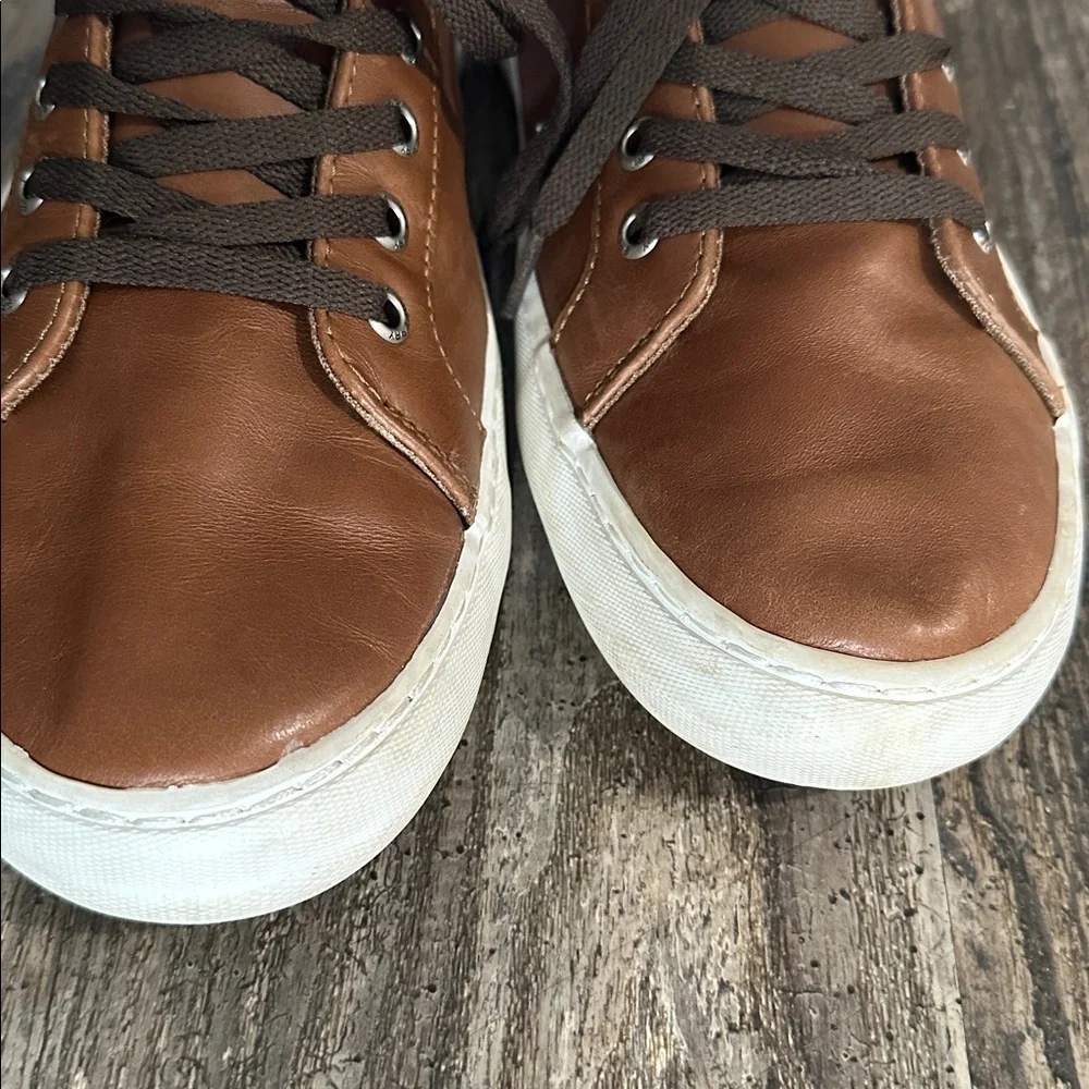 Sperry Men's Brown Leather Sneakers size 9.5m - Picture 12 of 12